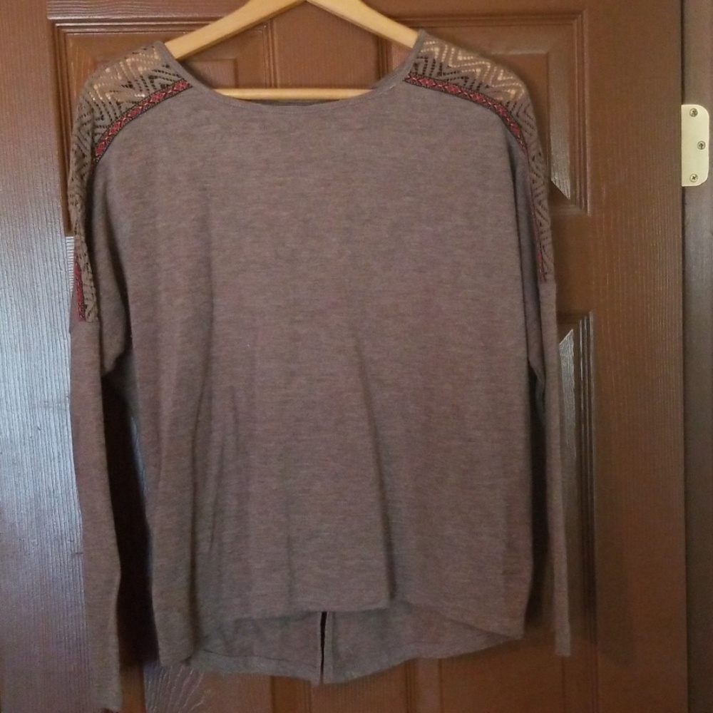 Tan top.